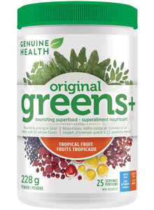 GENUINE HEALTH Greens+ Original (Tropical Fruit -  25 servings)