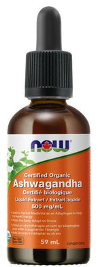 NOW Organic Ashwagandha Liquid Extract (59 mL)