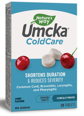 NATURE'S WAY Umcka Coldcare (Cherry - 20 chew tabs)