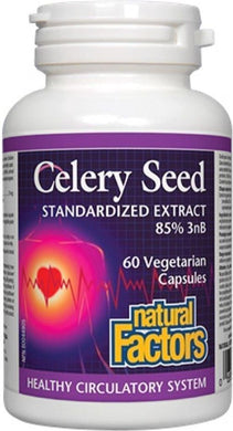 NATURAL FACTORS Celery Seed (55 mg - 60 caps)