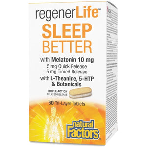 NATURAL FACTORS regenerlife Sleep Better (60 veg caps)