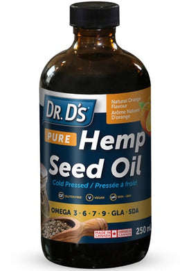 DR. D’S Pure Hemp Seed Oil (Orange - 250 ml)