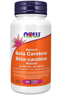 NOW Beta Carotene (25,000 IU - 90 sgels)