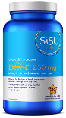 SISU Kids Ester-C 250 mg (Orange - 120 chew tabs)