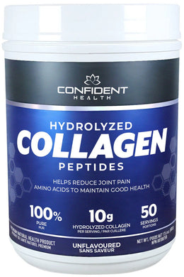 CONFIDENT HEALTH Collagen (Unflavoured - 500 g)